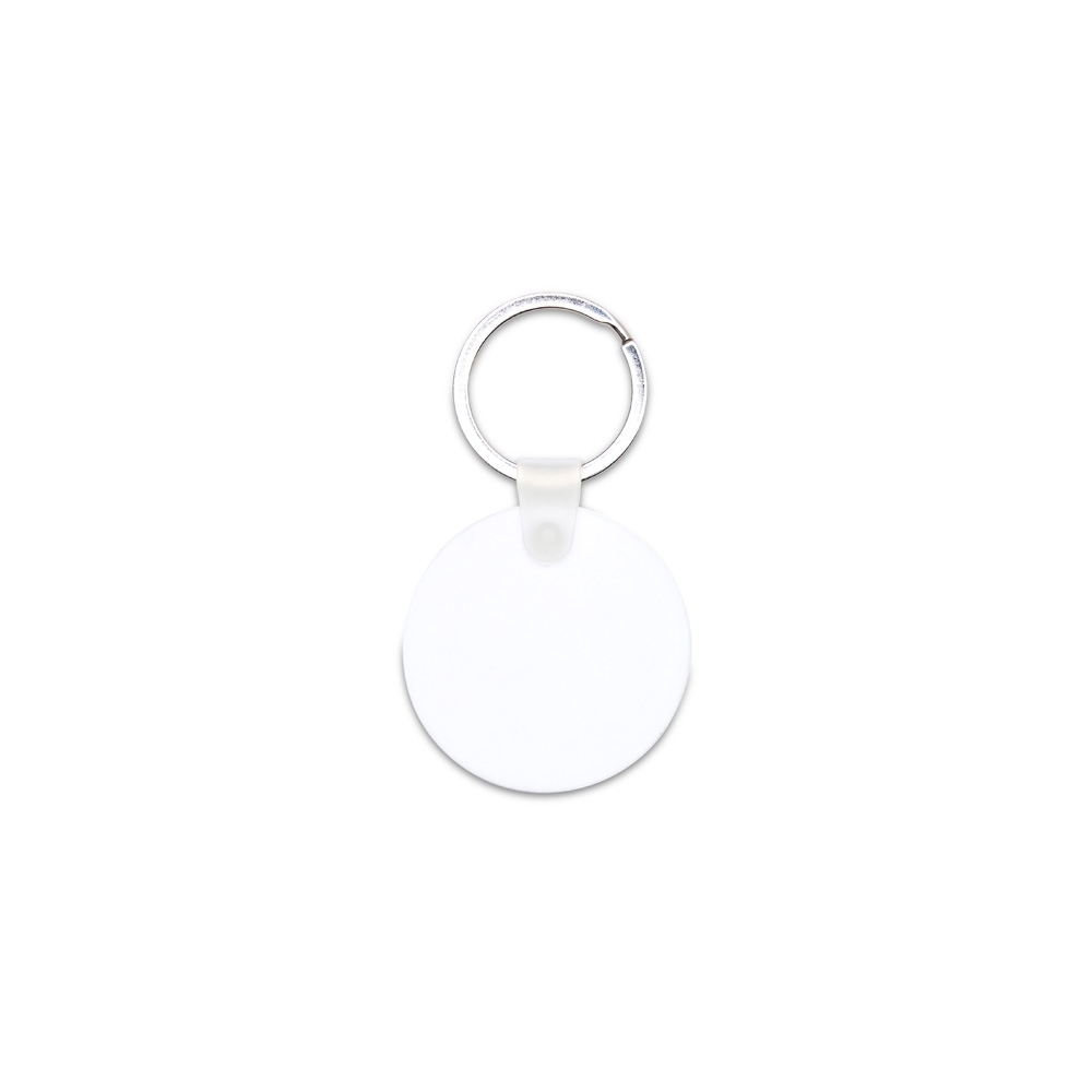 CHAVEIRO REDONDO EM ACRÍLICO SPX-18727-BCO NA COR BRANCO