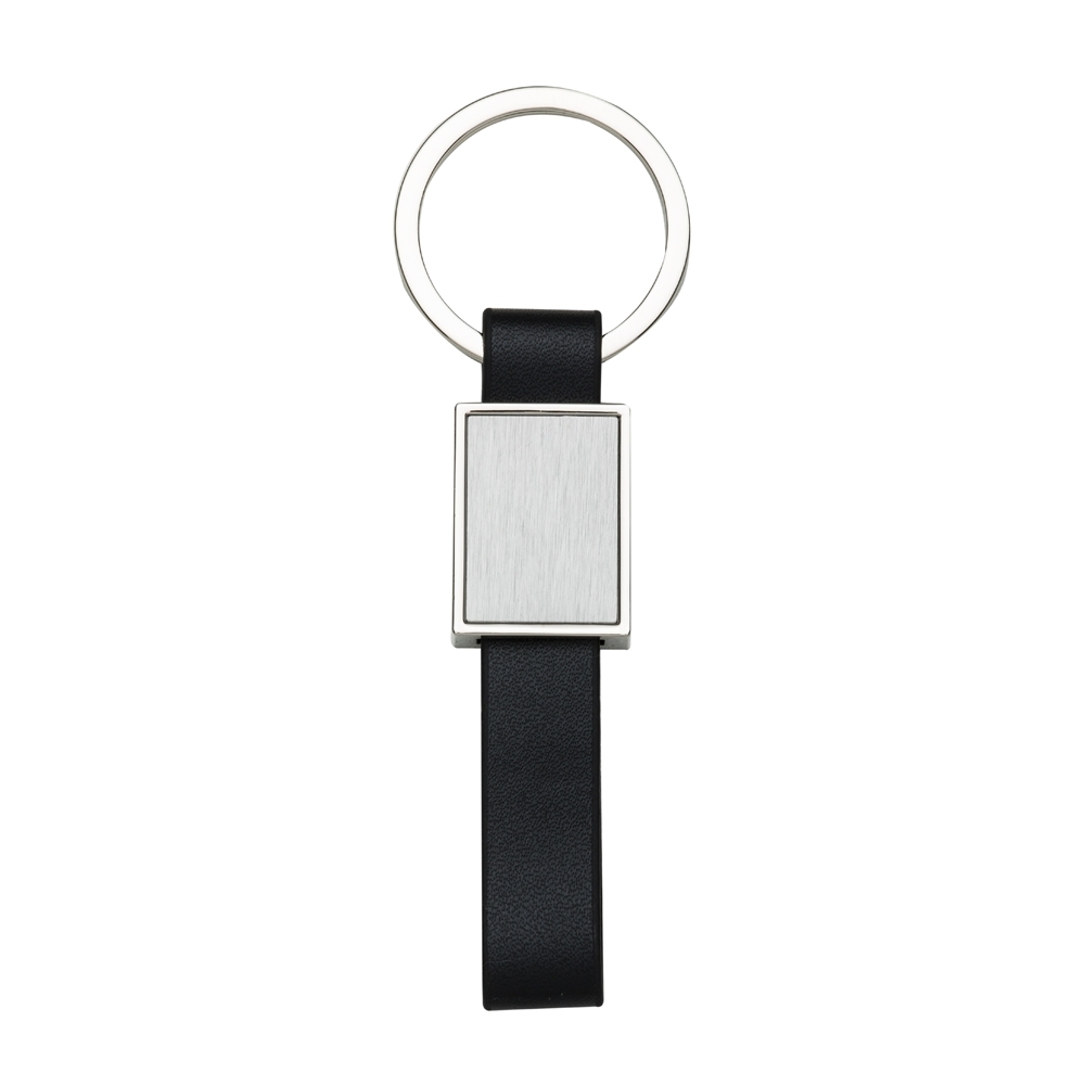 CHAVEIRO METAL SPX-10032-PRA/PRE NA COR PRATA