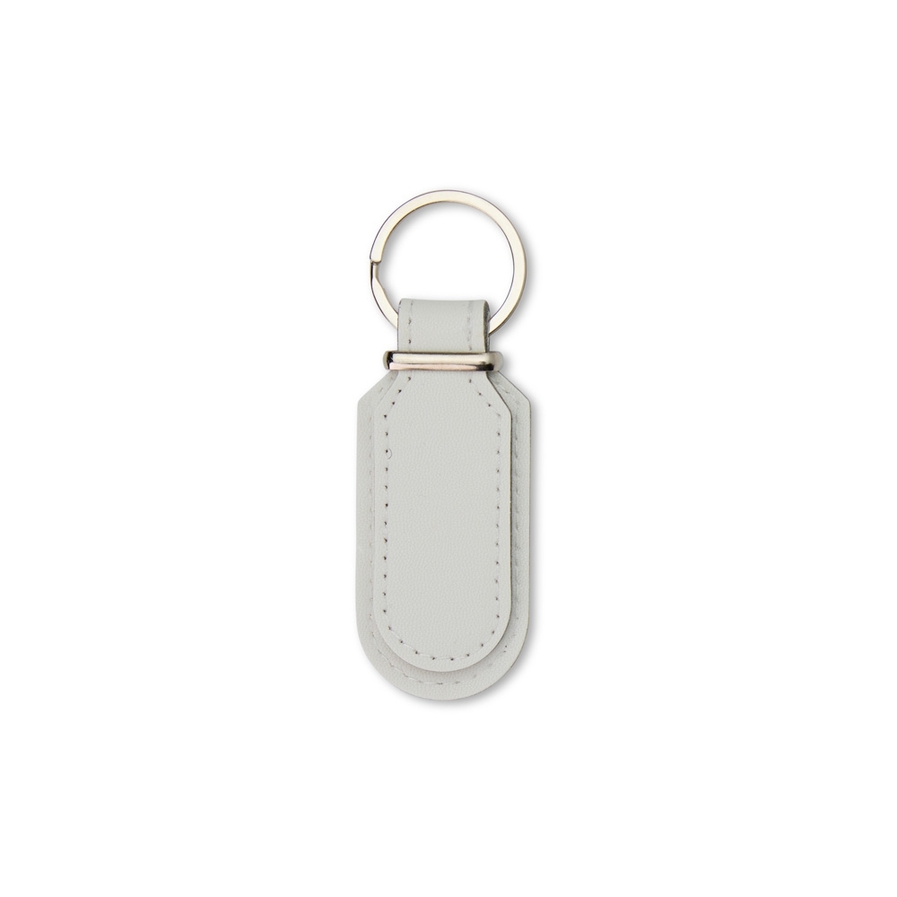 CHAVEIRO DE COURO SINTÉTICO SPX-18760-BCO NA COR BRANCO