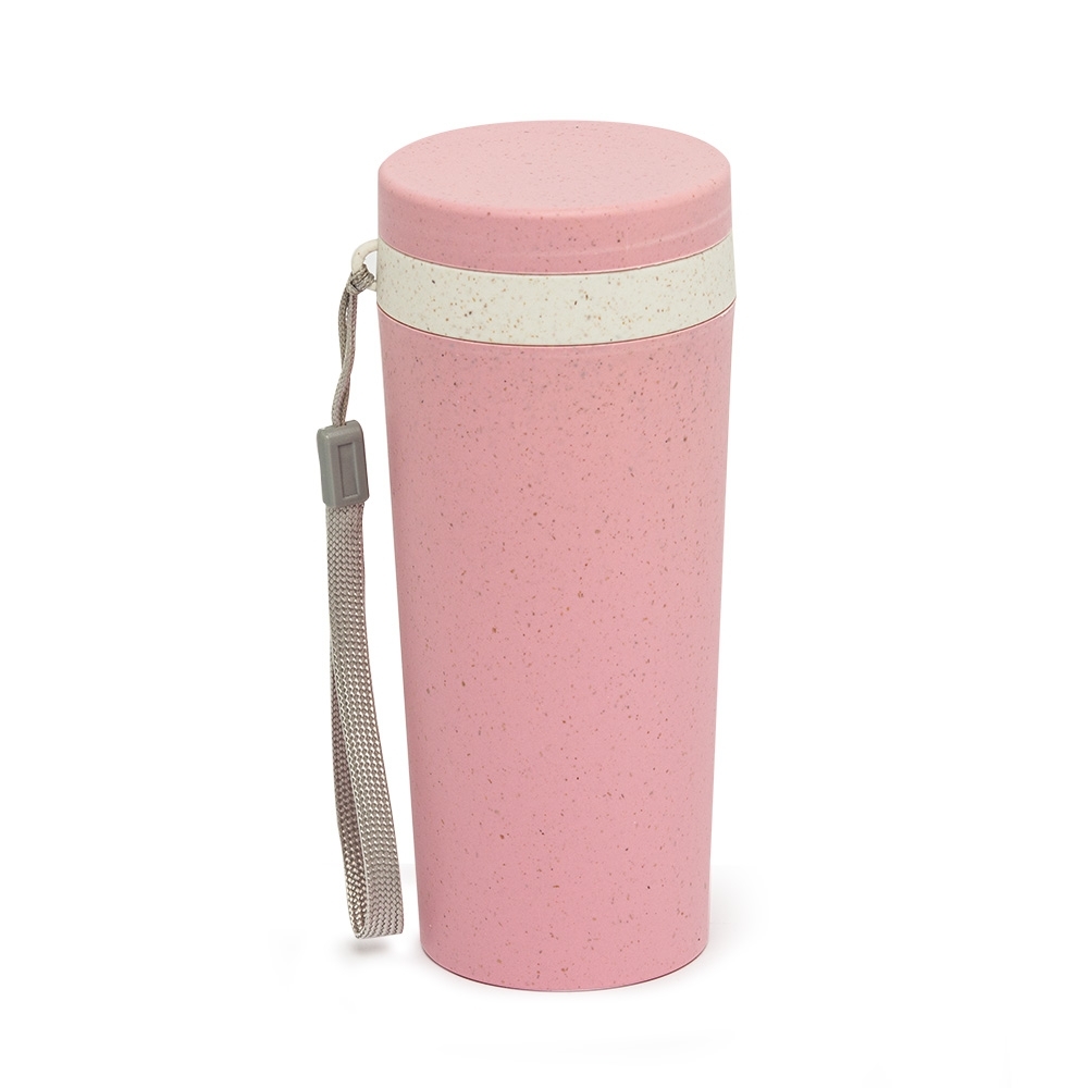 COPO FIBRA DE BAMBU 350ML SPX-03006-ROS NA COR ROSA