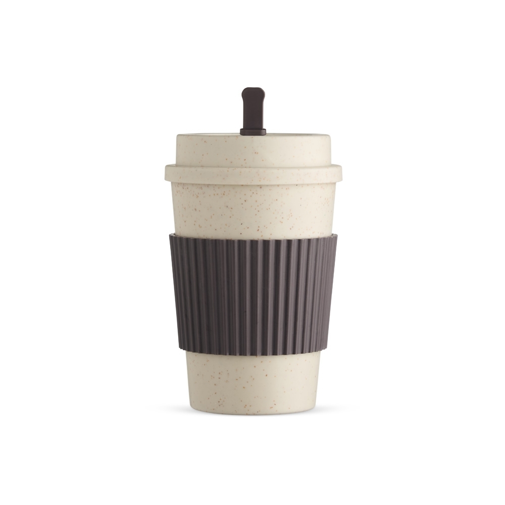 COPO FIBRA DE TRIGO 450ML SPX-03699-CIN NA COR BEGE