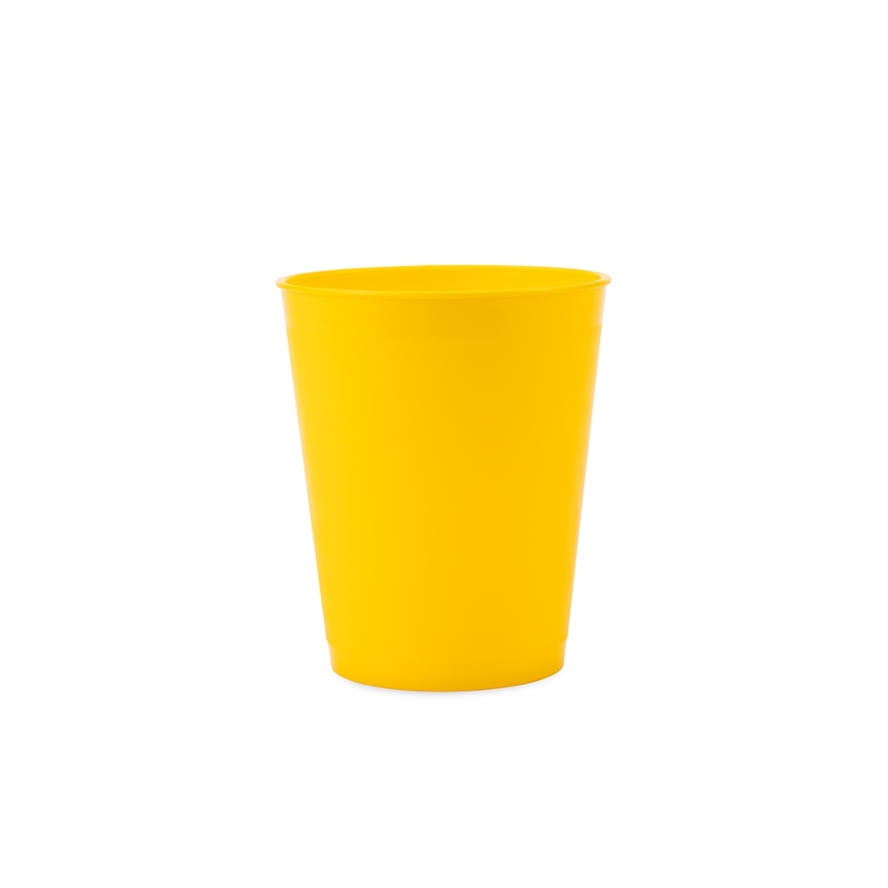 COPO PLÁSTICO 450ML SPX-15240-AMA NA COR AMARELO