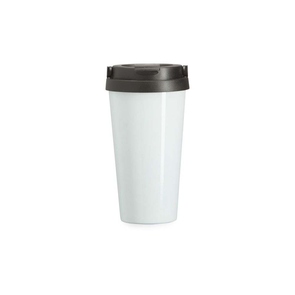 COPO TÉRMICO INOX 485ML ÚLTIMAS PEÇAS SPX-E@07065-BCO NA COR BRANCO