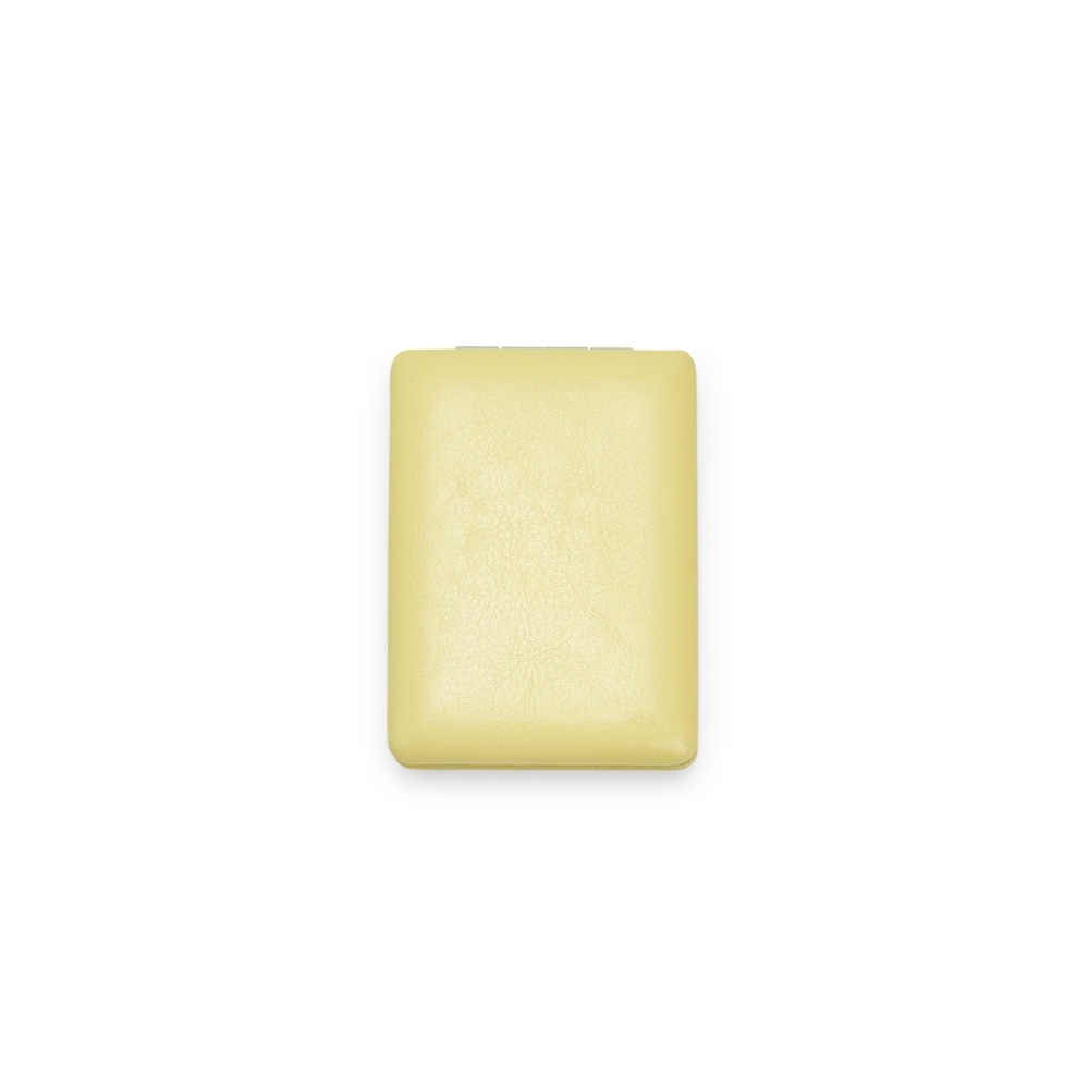 ESPELHO DUPLO PU SPX-18831-AMA NA COR AMARELO