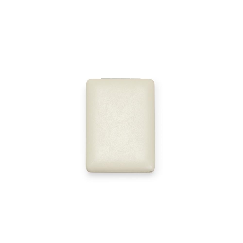 ESPELHO DUPLO PU SPX-18831-BCO NA COR BRANCO
