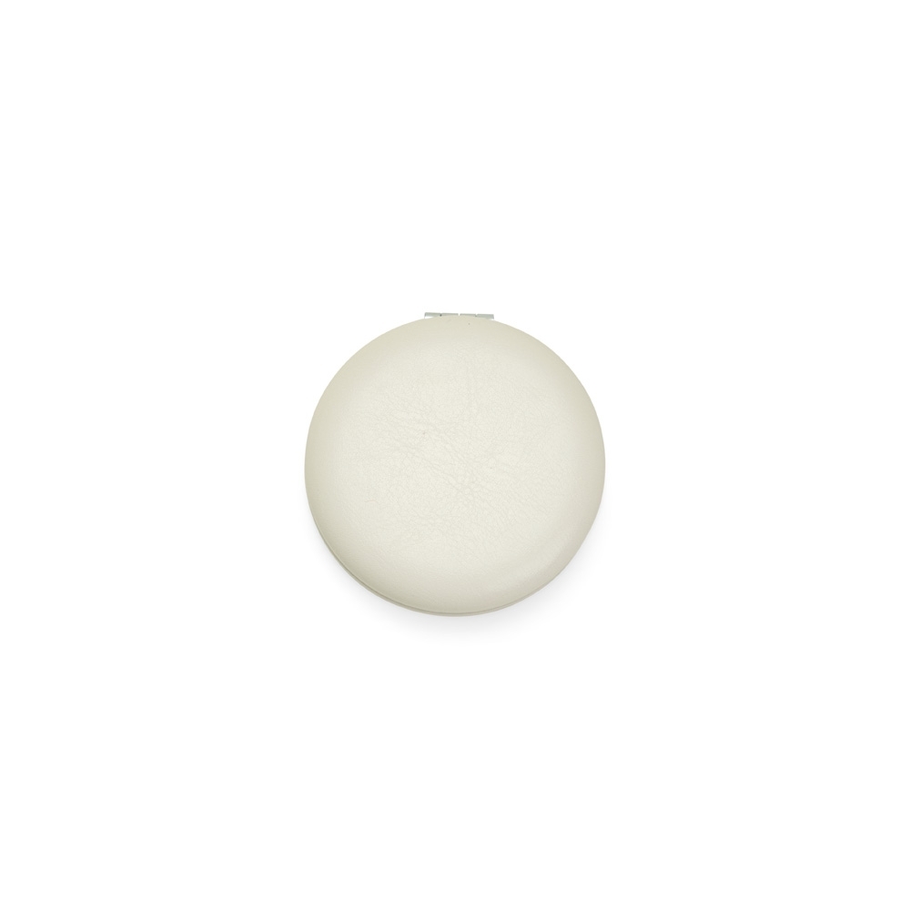 ESPELHO DUPLO REVESTIDO EM PU SPX-18830-BCO NA COR BRANCO