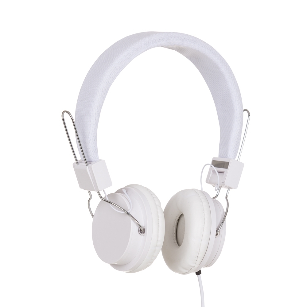FONE DE OUVIDO ESTÉREO COM MICROFONE SPX-O@13186-BCO NA COR BRANCO