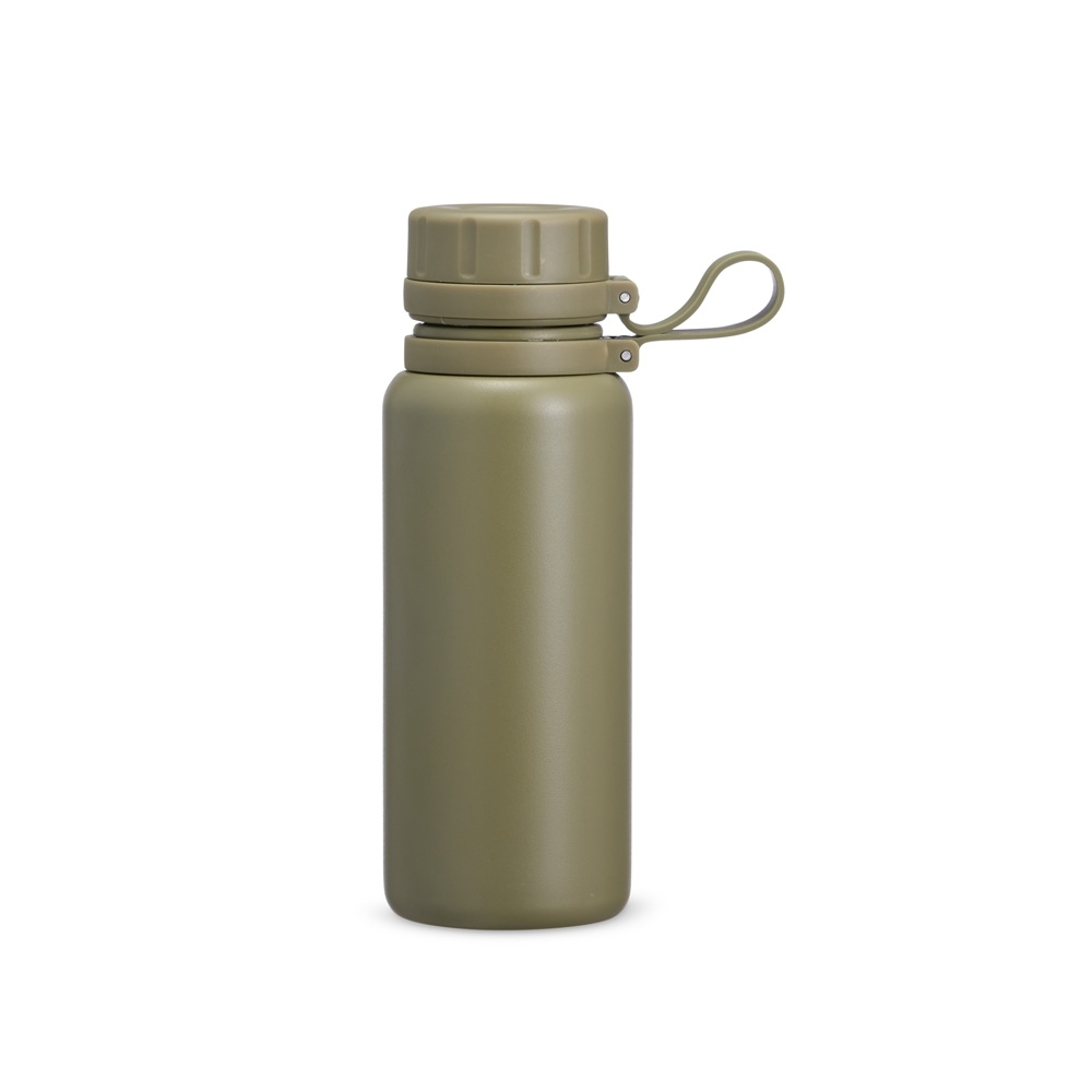 GARRAFA TÉRMICA DE 600ML SPX-E@08183-VD NA COR VERDE