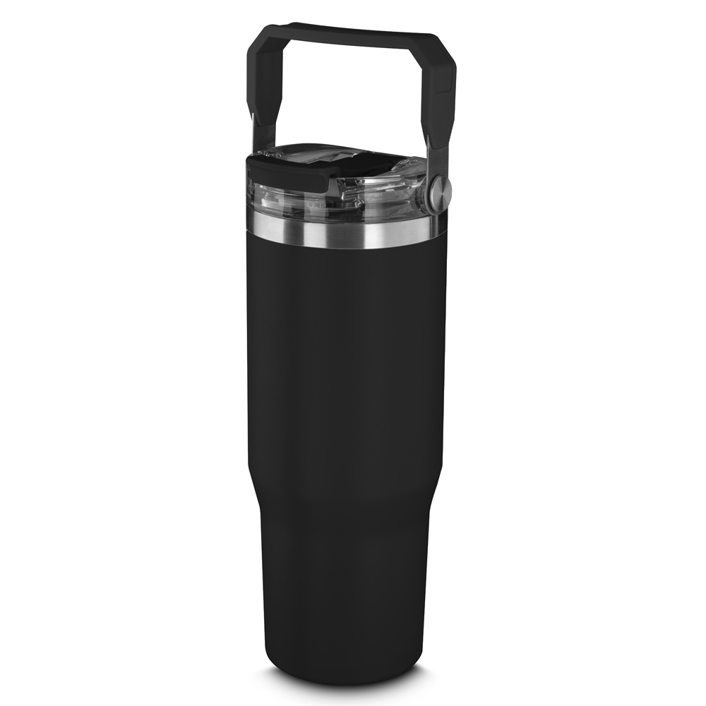 GARRAFA TÉRMICA 900ML SPX-15159-PRE NA COR PRETO