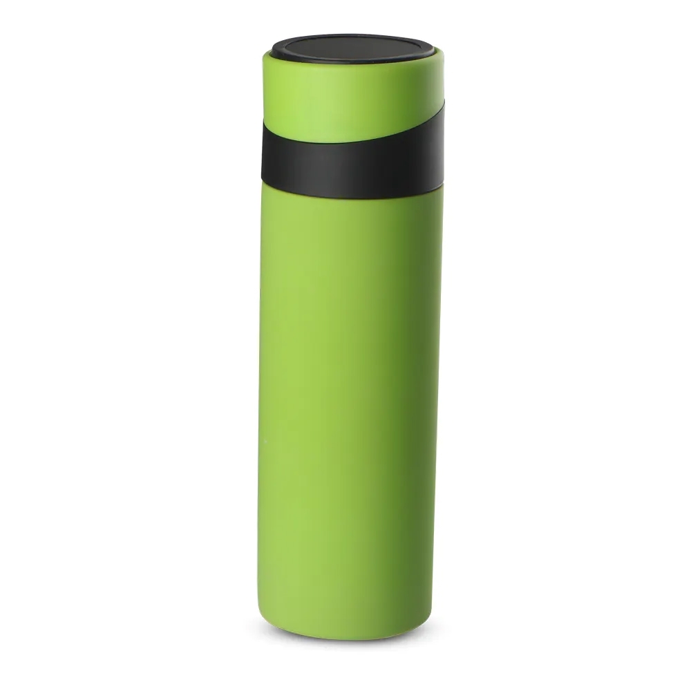 GARRAFA TÉRMICA APOIO PARA CELULAR SPX-14785-VD NA COR VERDE