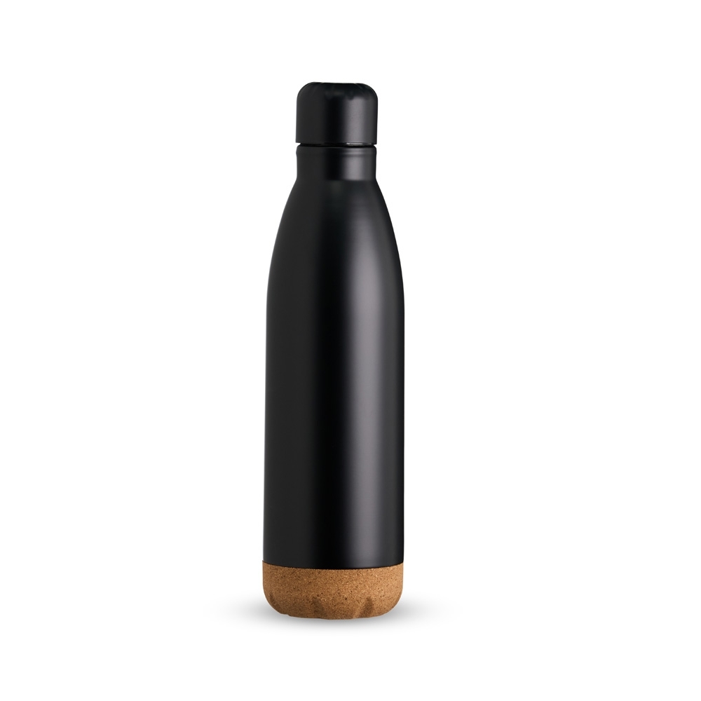 GARRAFA TÉRMICA INOX 500ML SPX-E@07038-PRE NA COR PRETO
