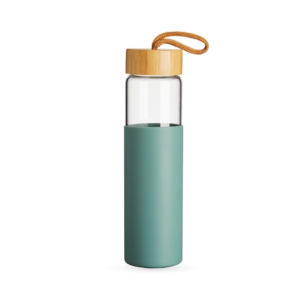 GARRAFA EM VIDRO BOROSSILICATO 750ML SPX-05074-VD NA COR VERDE