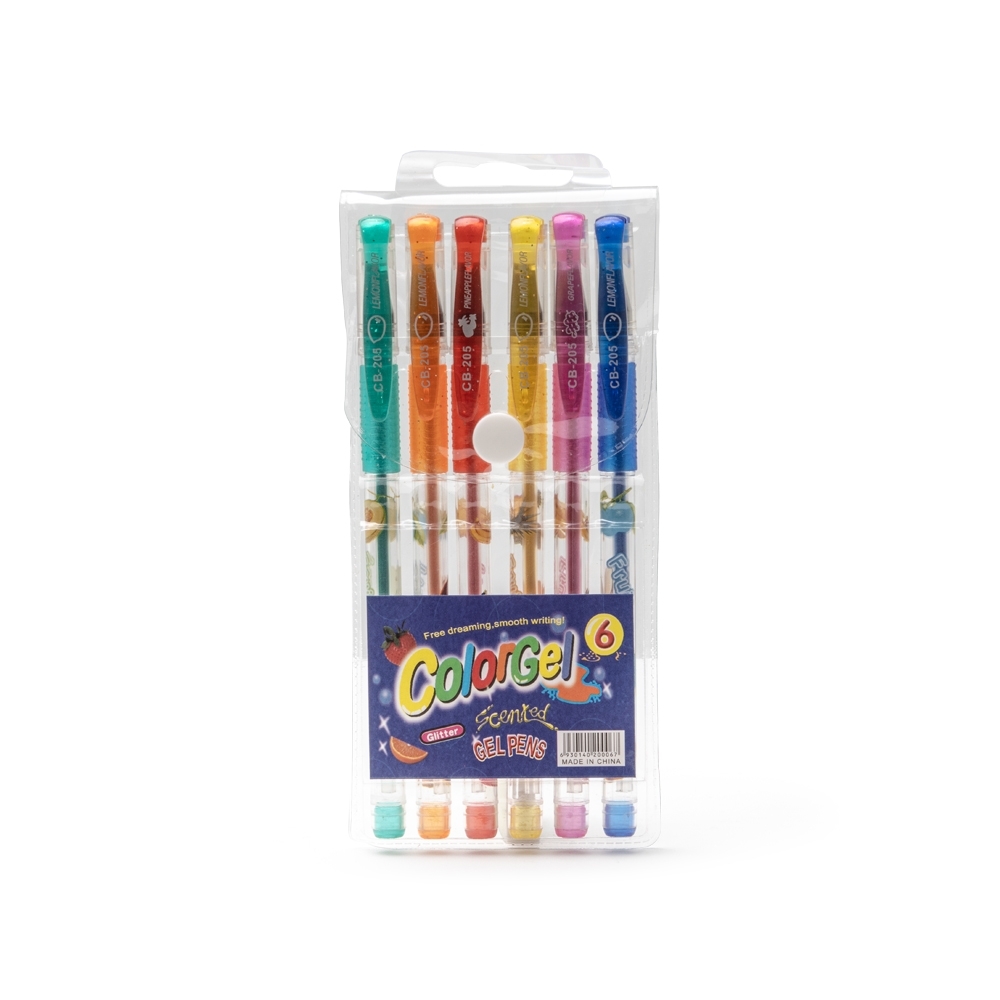 KIT CANETINHAS GEL COLORIDAS C/ 6 SPX-P$CB205-6-COL NA COR COLORIDO