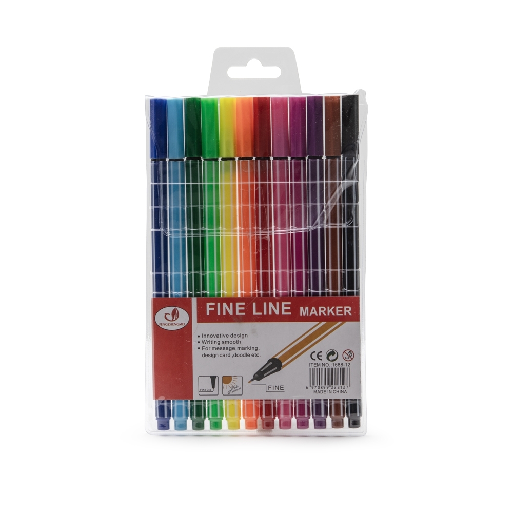 KIT CANETINHAS COLORIDAS C/ 12 SPX-P$1688-12-COL NA COR COLORIDO