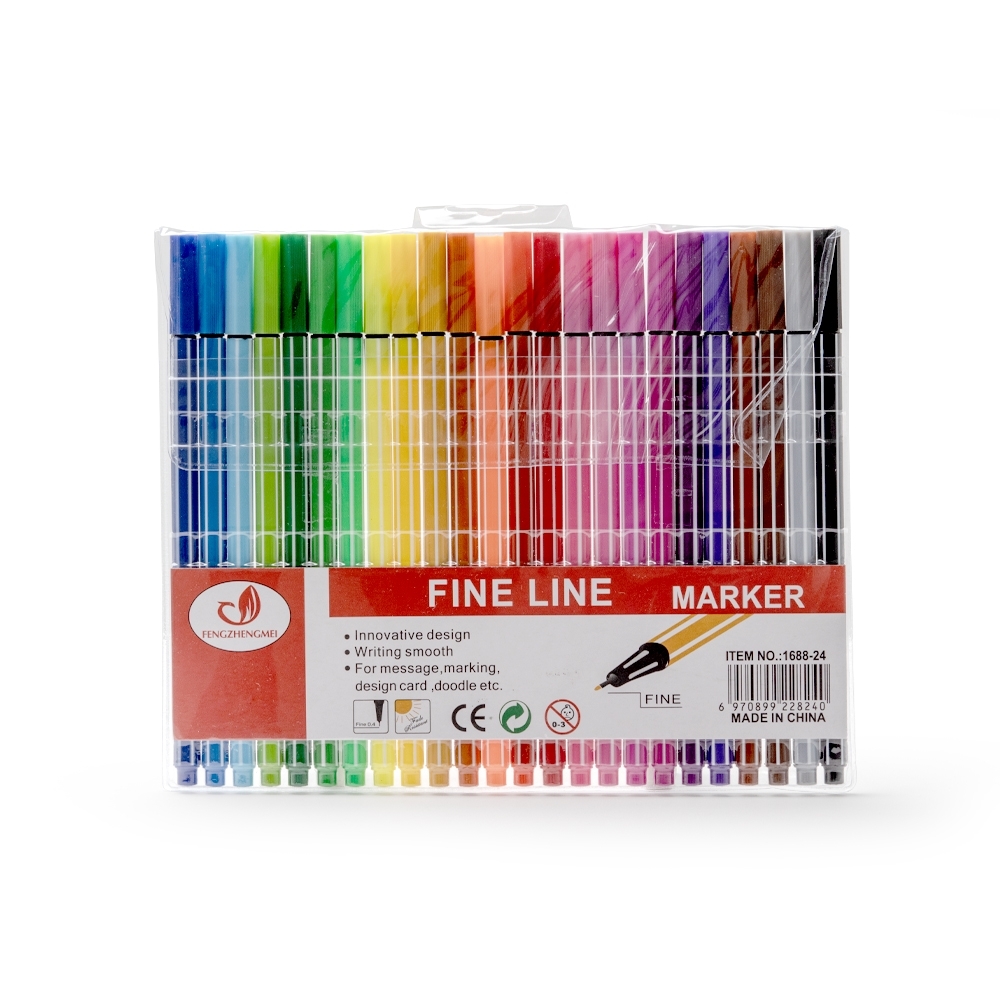 KIT CANETINHAS COLORIDAS C/ 24 SPX-P$1688-24-COL NA COR COLORIDO