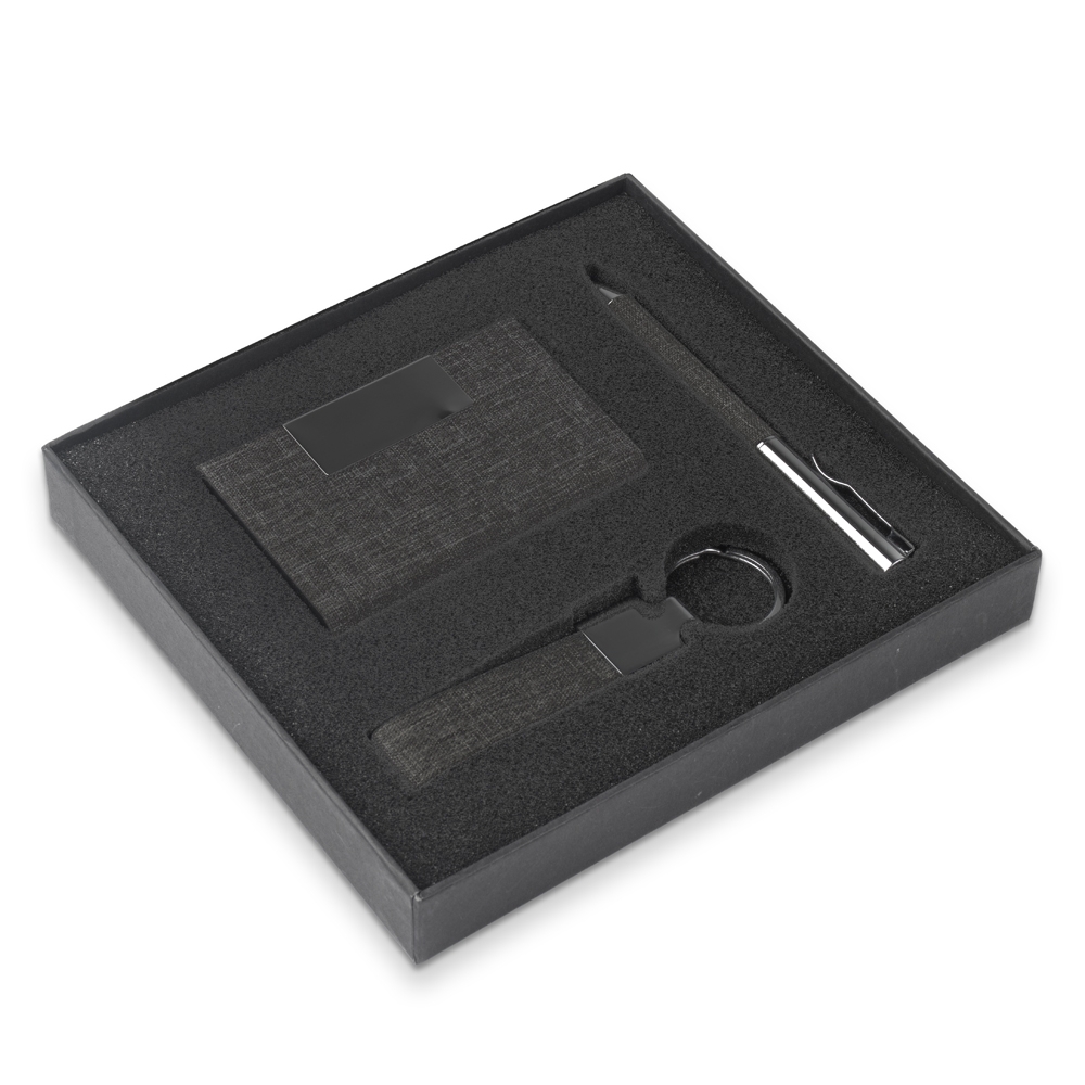 KIT EXECUTIVO 3 PEÇAS SPX-15173-PRE NA COR PRETO