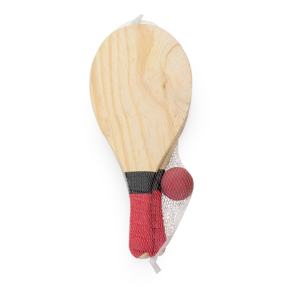 KIT FRESCOBOL SPX-14280-VM NA COR VERMELHO