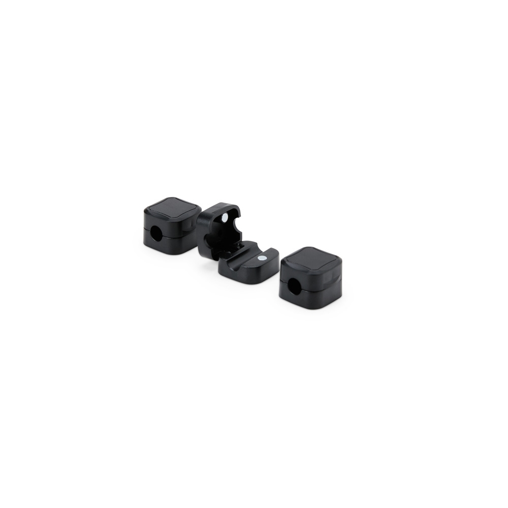 KIT ORGANIZADORES DE CABOS SPX-KIT08140-PRE NA COR PRETO