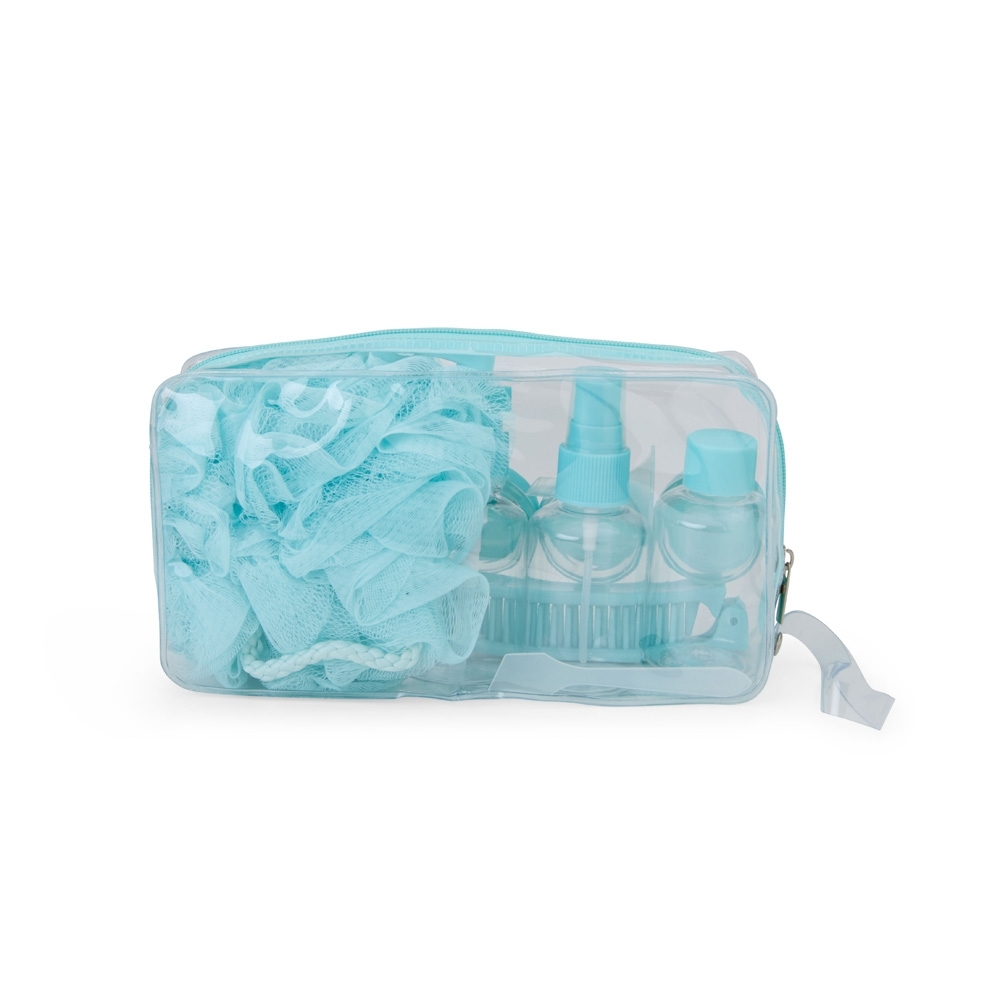 KIT VIAGEM 10 PEÇAS SPX-18928-TUR NA COR AZUL