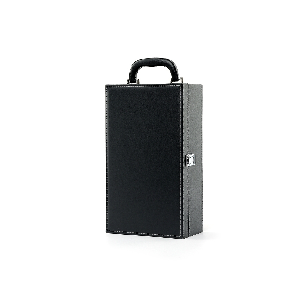 KIT VINHO P/ 2 GARRAFAS SPX-03494-PRE NA COR PRETO