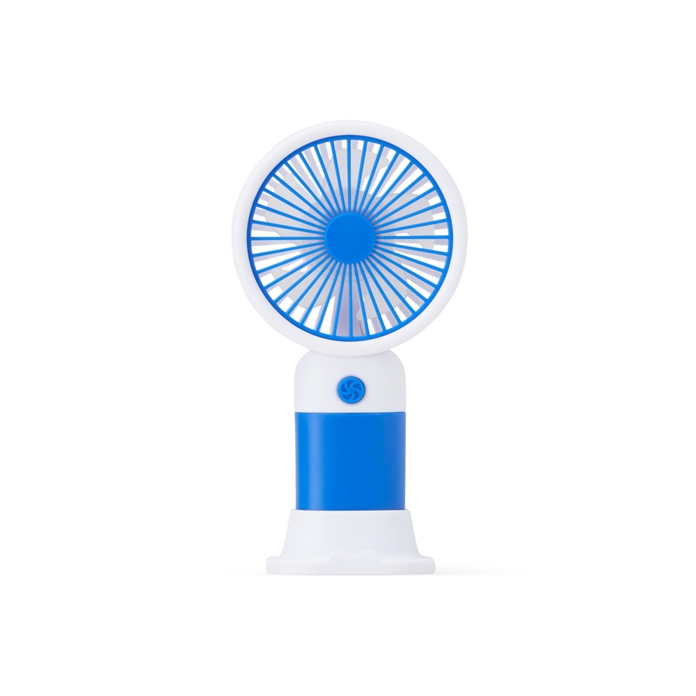 MINI VENTILADOR RECARREGÁVEL SPX-05042-AZU NA COR BRANCO