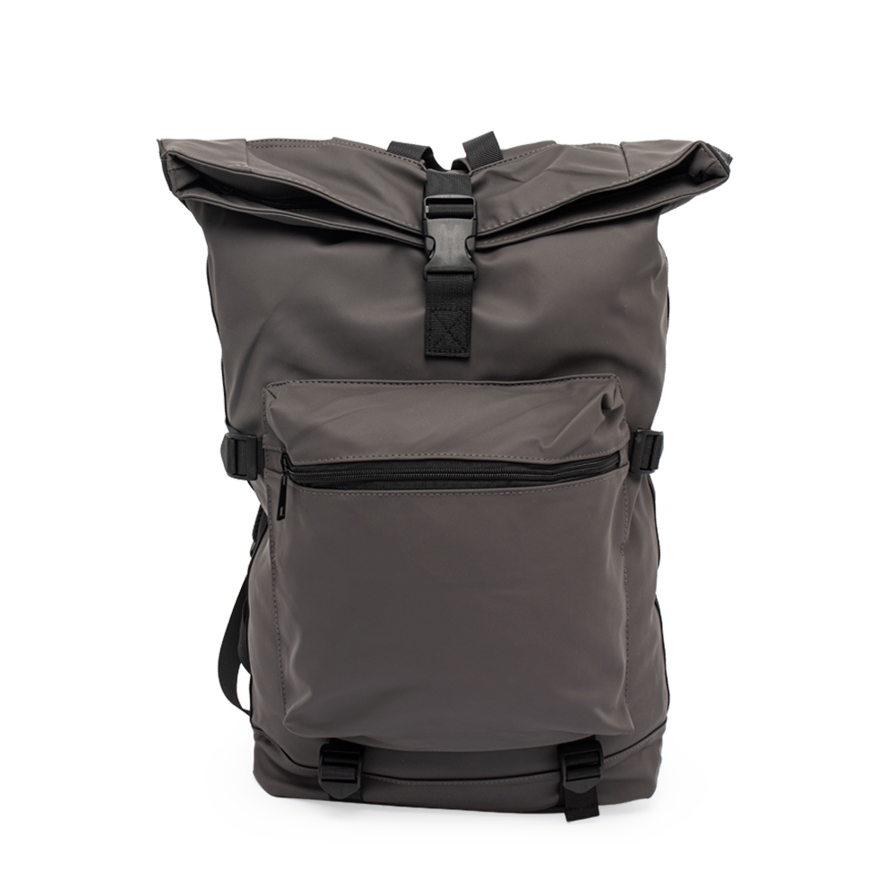 MOCHILA DE COURO SINTÉTICO 41L SPX-07033-CIN NA COR CHUMBO
