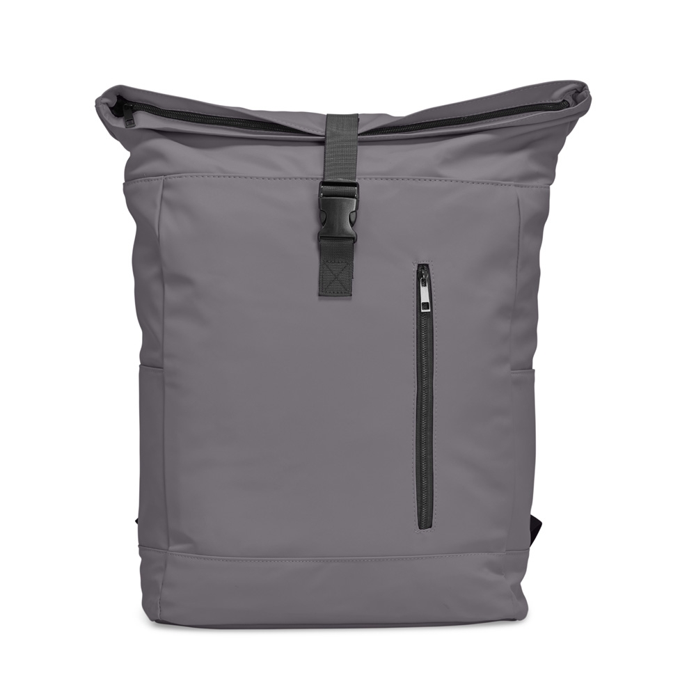 MOCHILA DE COURO SINTÉTICO 47L SPX-E@07035-CIN NA COR CHUMBO
