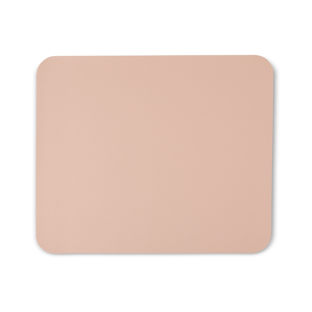 MOUSE PAD COURO SINTÉTICO SPX-07056-ROS NA COR ROSA
