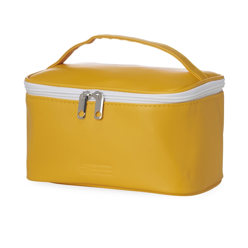 NÉCESSAIRE PU SPX-P@18674-AMA NA COR AMARELO