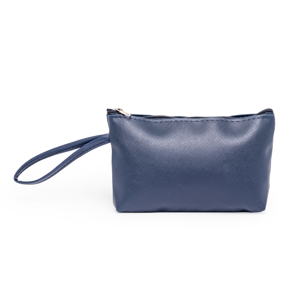 NÉCESSAIRE DE COURO SINTÉTICO SPX-15116-AZU NA COR AZUL