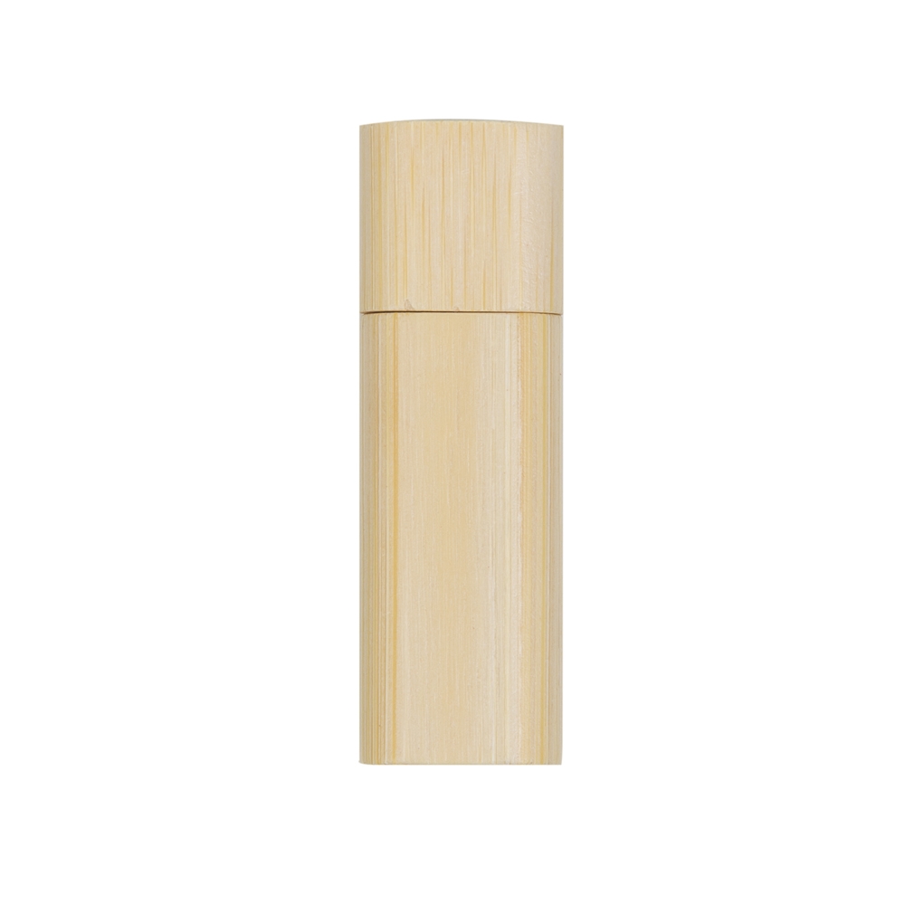 PEN DRIVE BAMBU REDONDO 8GB COM TAMPA SPX-038-8GB-MAD NA COR MADEIRA