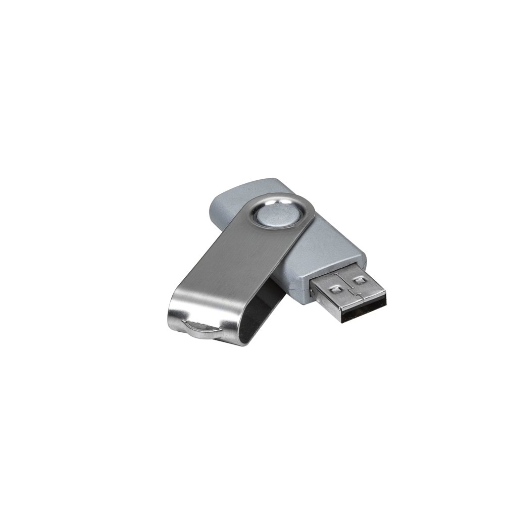 PEN DRIVE SM 4 GB GIRATÓRIO  SPX-016-4GB-PRA/CIN NA COR PRATA