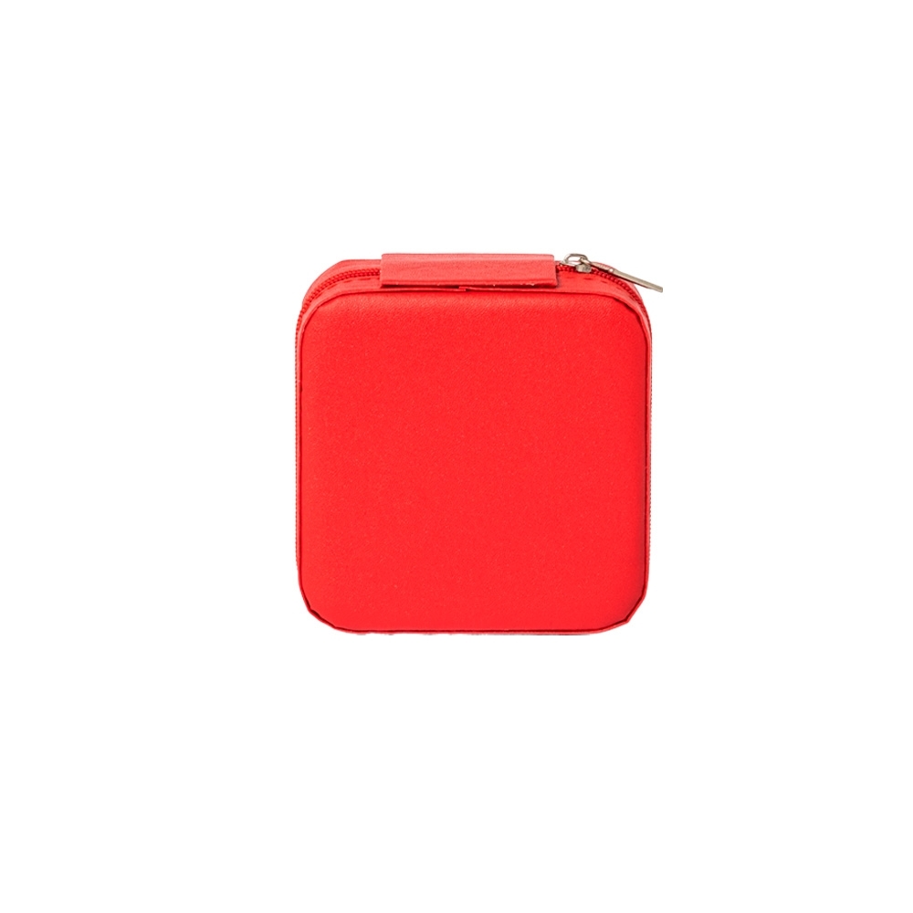 PORTA JOIAS SPX-01622B-VM NA COR VERMELHO