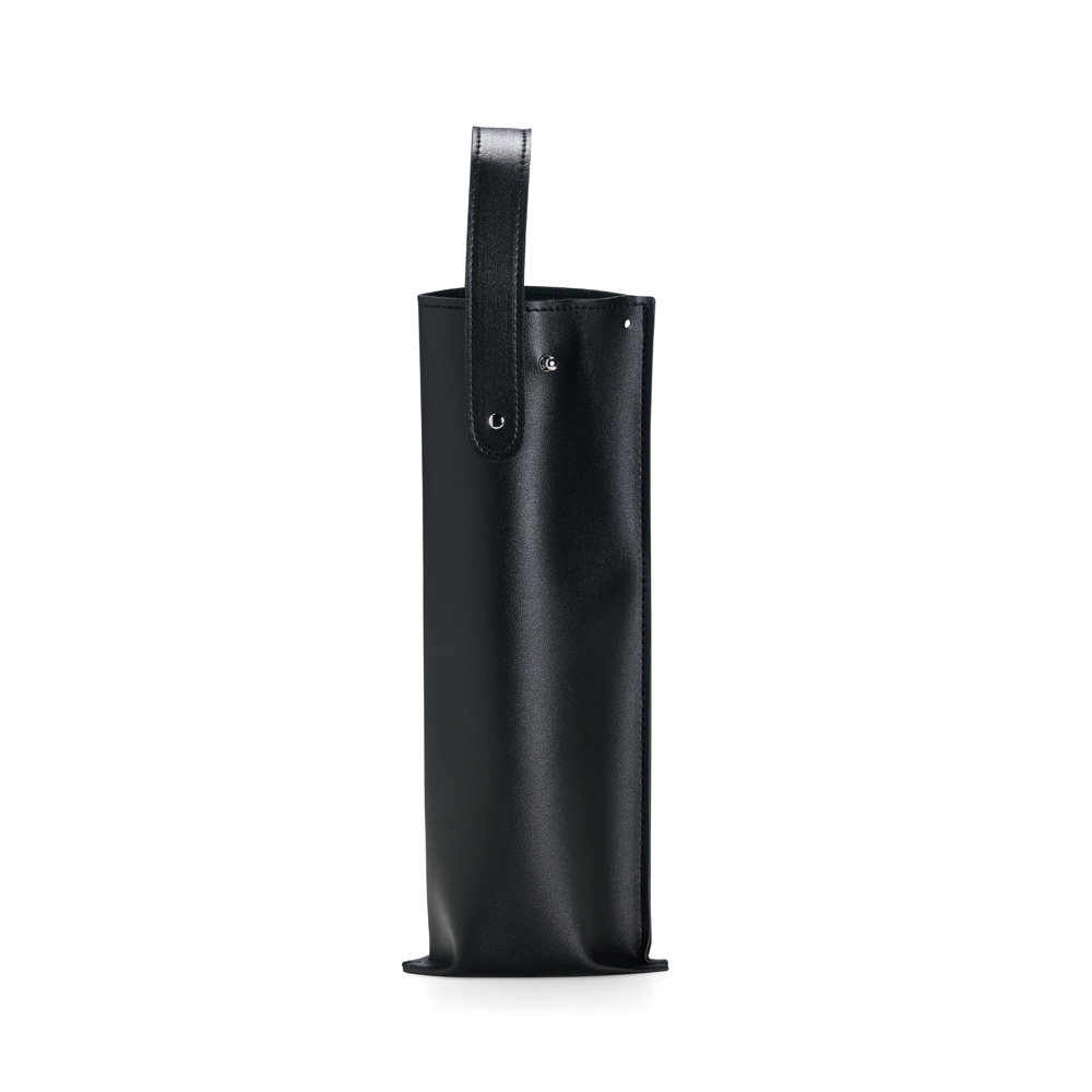 PORTA VINHO DE PU SPX-08148-PRE NA COR PRETO