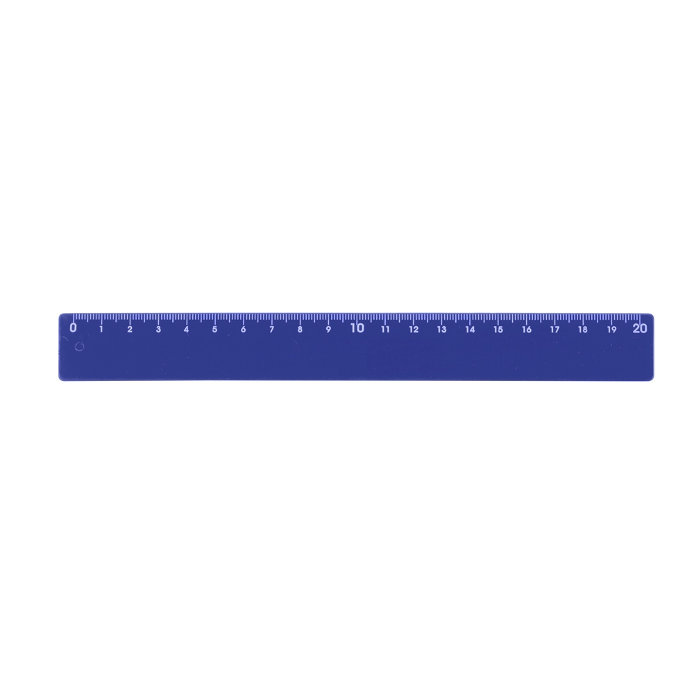 RÉGUA PLÁSTICA 20CM SPX-P@13724-AZU NA COR AZUL