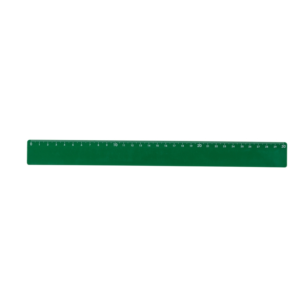 RÉGUA PLÁSTICA 30CM  SPX-P@13763-VD NA COR VERDE