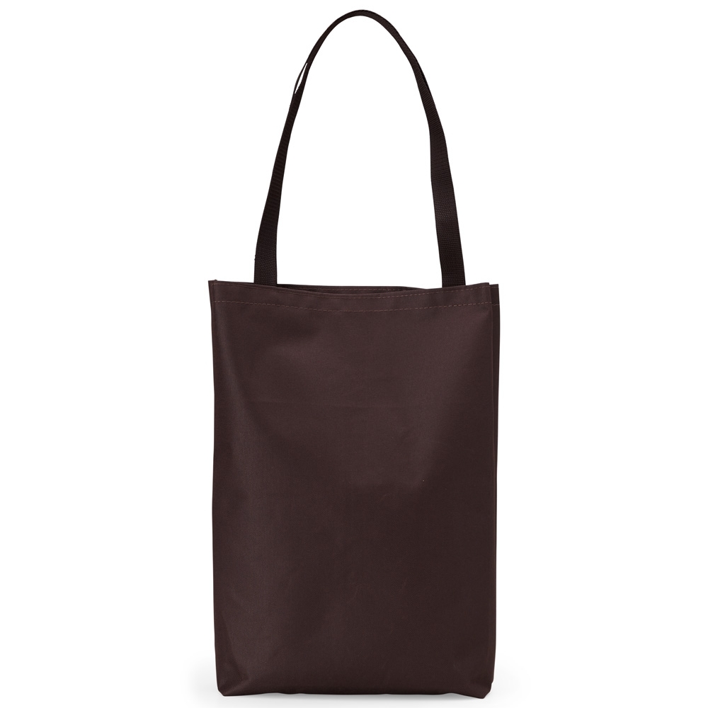 SACOLA NYLON COM ALÇA SPX-14938-MAR NA COR MARROM