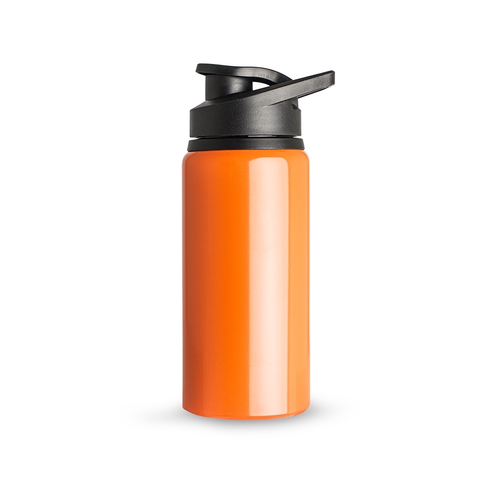 SQUEEZE ALUMINIO BRILHANTE 650ML SPX-12487B-LAR NA COR LARANJA