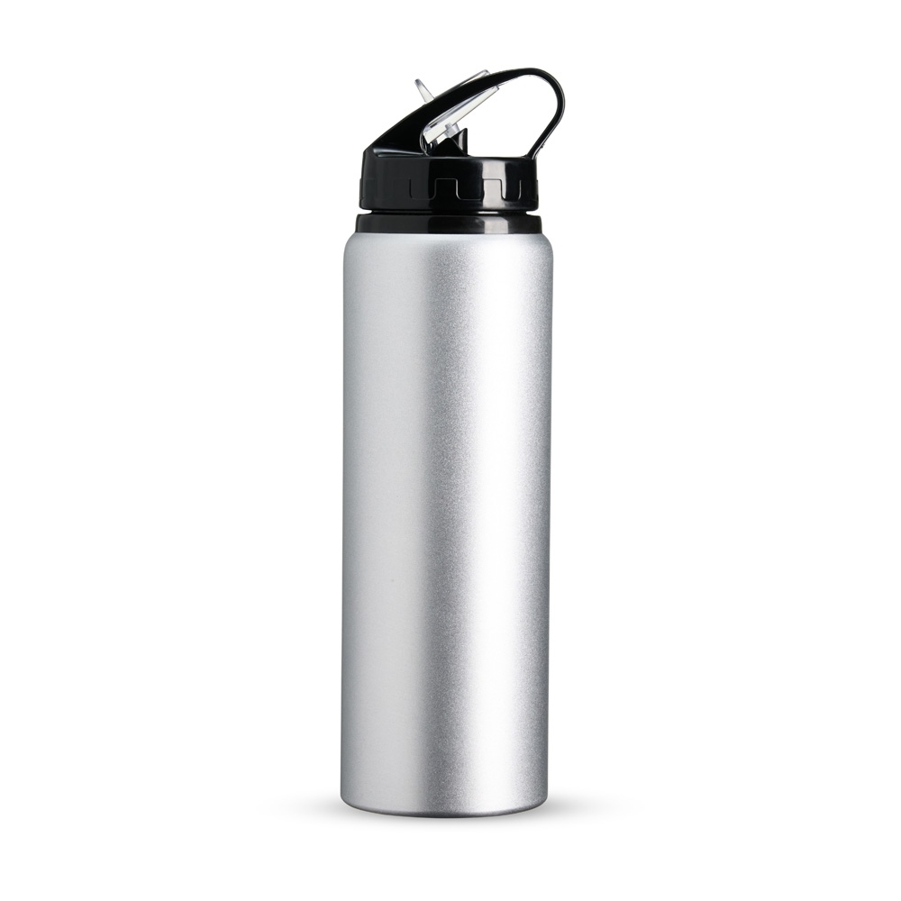 SQUEEZE ALUMÍNIO 800ML SPX-18746-PRA NA COR PRATA