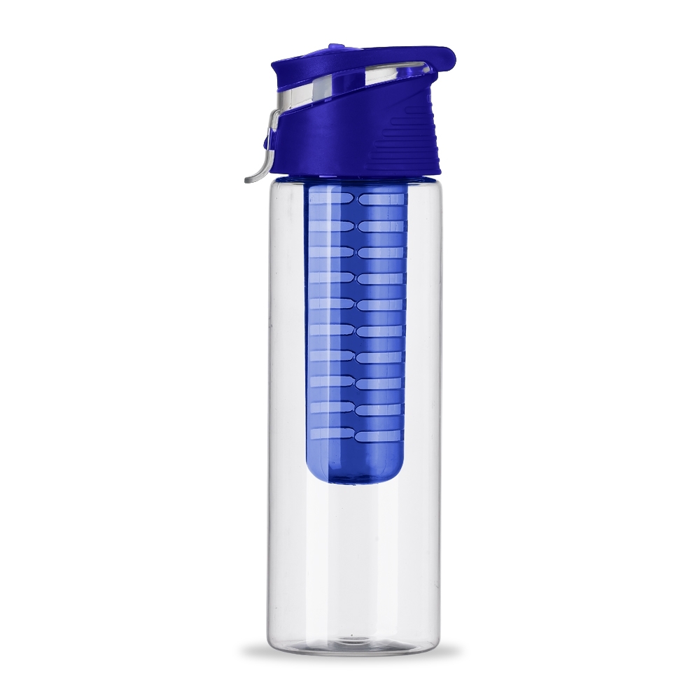 SQUEEZE PLÁSTICO 700ML COM INFUSOR SPX-13764B-AZE NA COR AZUL