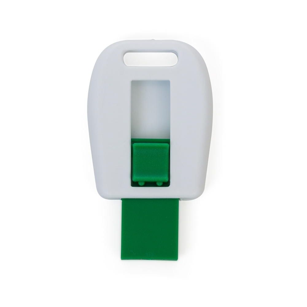 CARCAÇA P/ MEMORIA TIPO RETRÁTIL  SPX-P@13563-BCO/VD NA COR BRANCO