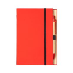 BLOCO DE ANOTAÇÕES COM AUTOADESIVOS E CANETA SPX-18938-VM NA COR VERMELHO