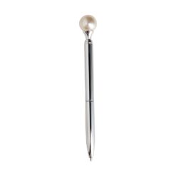 CANETA METAL PÉROLA SPX-15182-PRA/BRI NA COR PRATA