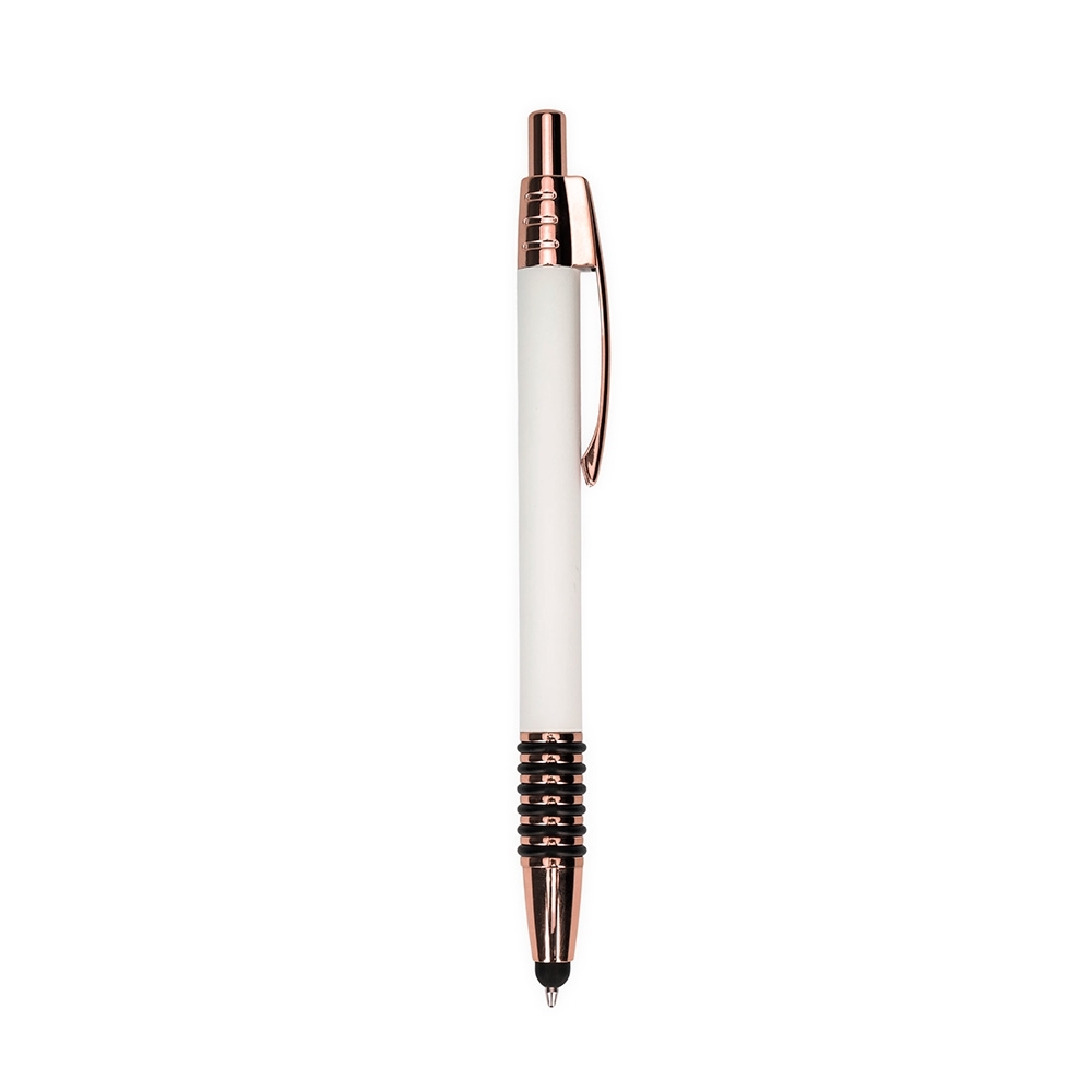 CANETA METAL TOUCH SPX-08136A-BCO/COB NA COR BRANCO