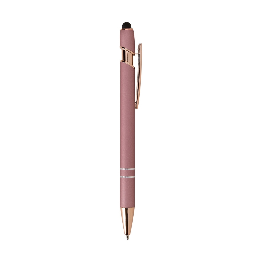 CANETA METAL TOUCH SPX-05011-ROS/COB NA COR ROSA