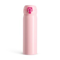 GARRAFA TÉRMICA 450ML "URSINHO" SPX-P@02112-RSC NA COR ROSA