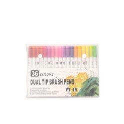 KIT CANETINHAS PONTA DUPLA 36 CORES  SPX-08332-36-COL NA COR COLORIDO