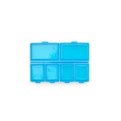 PORTA COMPRIMIDOS PLÁSTICO SPX-08284-AZU NA COR AZUL