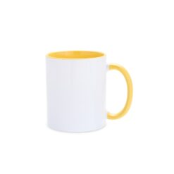 CANECA CERÂMICA 330ML SPX-13282-BCO/AMA NA COR BRANCO