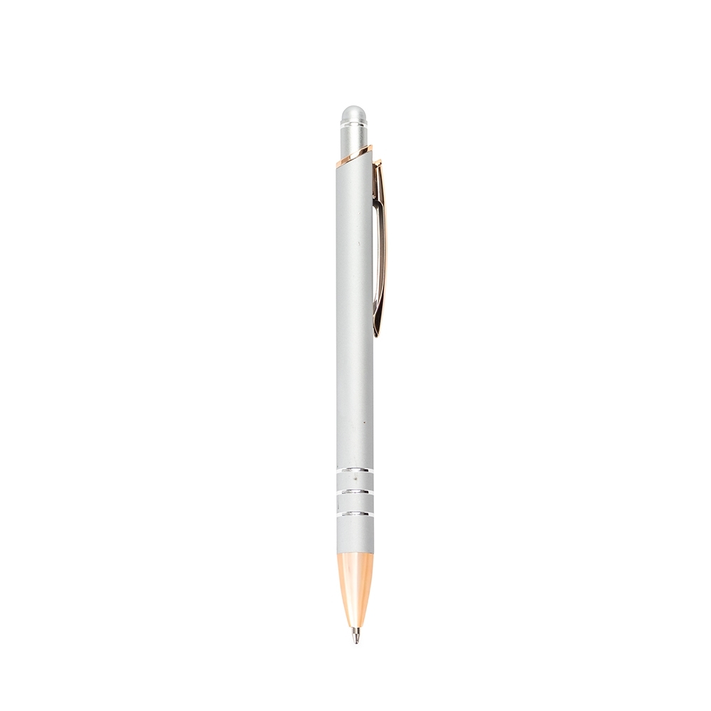 CANETA METAL TOUCH SPX-08161TB-PRA/COB NA COR PRATA